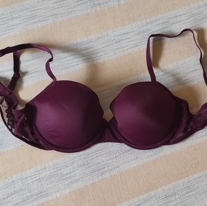 LA Senza Wine Pushup Bra